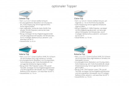Comfort von Hasena - Boxspringbett Leona in Carbon