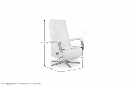 FL 417 von Releazz - Relaxsessel linen