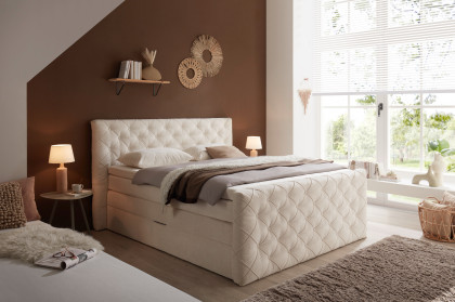 Lyon von ED-Lifestyle - Boxspringbett 180 ivory