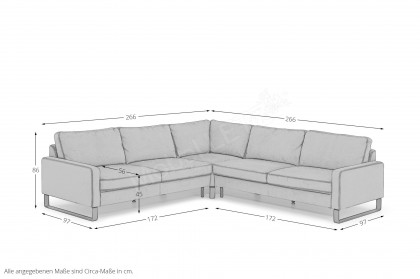 Coast 2.0 von Candy - Ecksofa stone