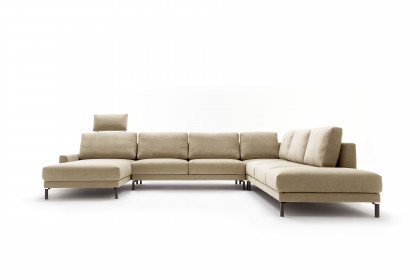 CR.450 von creation by Rolf Benz - Wohnlandschaft rechts beige