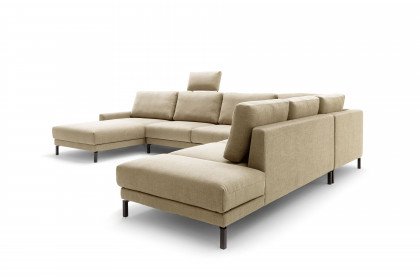 CR.450 von creation by Rolf Benz - Wohnlandschaft rechts beige