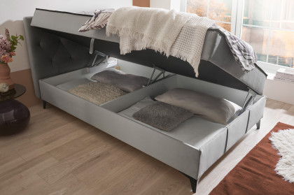 Cornwill von ED-Lifestyle - Polsterbett 120 grey