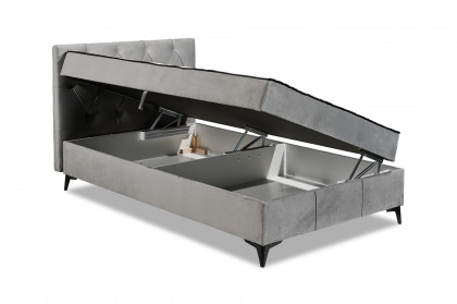 Cornwill von ED-Lifestyle - Polsterbett 120 grey