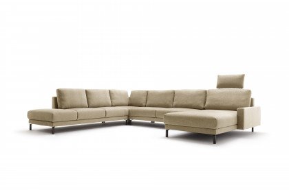 CR.450 von creation by Rolf Benz - Wohnlandschaft links beige