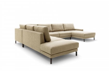 CR.450 von creation by Rolf Benz - Wohnlandschaft links beige