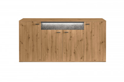 Deltona von set one by Musterring - Sideboard Eiche mit Sandstein