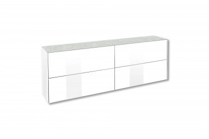 Colors von Mäusbacher - Lowboard 022-WP weiß mit Wendekeramikplatte