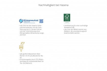 Comfort von Hasena - Boxspringbett Clara sage