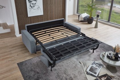 Phönix-Sleep von Nehl - Funktionssofa grau