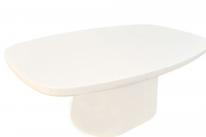 Holvik von SIT Möbel - Couchtisch Kalkputz, weiß