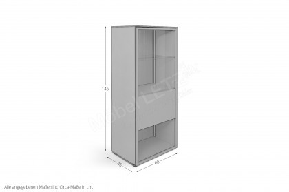 Amaya von SCHÖNER WOHNEN - Highboard taubenblau