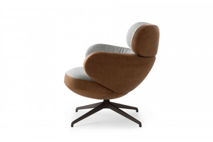 Bibo von Pode - Drehsessel light-grey-cinnamon