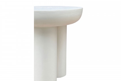 Holvik von SIT Möbel - Couchtisch klein Kalkputz, weiß