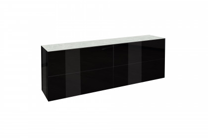 Colors von Mäusbacher - Lowboard 022-WP schwarz mit Wendekeramikplatte