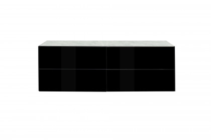 Colors von Mäusbacher - Lowboard 022-WP schwarz mit Wendekeramikplatte