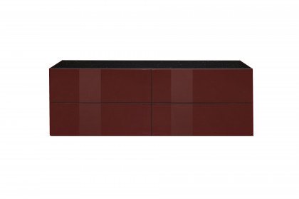 Colors von Mäusbacher - Lowboard 022-WP bordeauxrot mit Keramikplatte