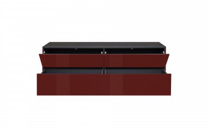 Colors von Mäusbacher - Lowboard 022-WP bordeauxrot mit Keramikplatte