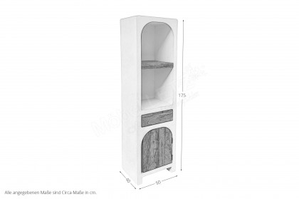 Holvik von SIT Möbel - Hochschrank mit 2 offenen Fächern