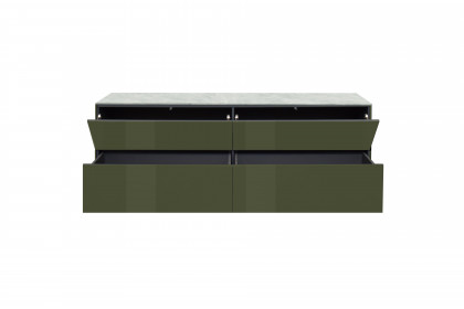 Colors von Mäusbacher - Lowboard 022-WP olivgrün mit Wendekeramikplatte