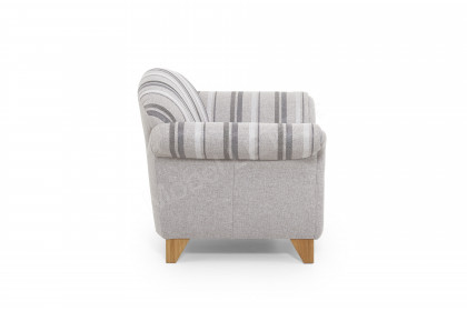 S440 Davos von Ponsel - Polstersessel beige-gestreift