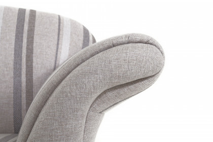 S440 Davos von Ponsel - Polstersessel beige-gestreift