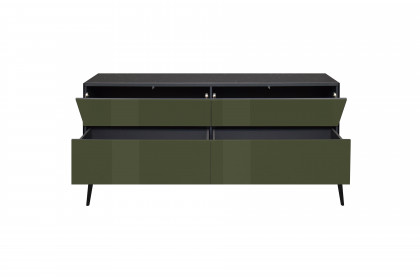 Colors von Mäusbacher - Lowboard 022-WP olivgrün mit Metallfüßen