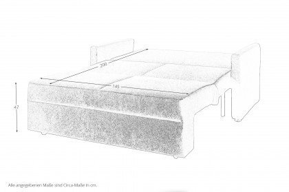 Ohio von Nehl - Schlafsofa aubergine
