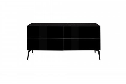 Colors von Mäusbacher - Lowboard 022-WP schwarz mit Metallfüßen