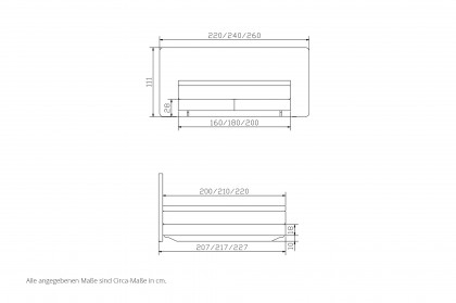 Comfort von Hasena - Boxspringbett Clara kitten