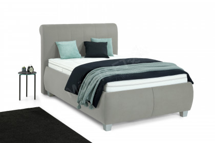 Messina von Oschmann - Polsterbett KT 0276 silver