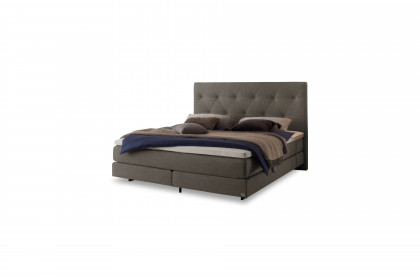 Comfort von Hasena - Boxspringbett Lilly taupe