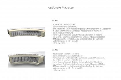 Bari von Musterring - Polsterbett KT 25011 nougat