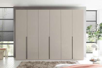 Camoleo von SchlafKONTOR - Kleiderschrank kaschmir mit Komplett-Ausstattung