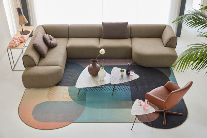 Rozan von bert plantagie - Polstersofa links brown