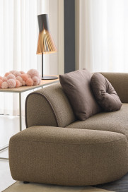 Rozan von bert plantagie - Polstersofa links brown
