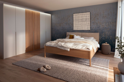 Arola von Schöner Wohnen - Schrank und Bett champagner - Eiche