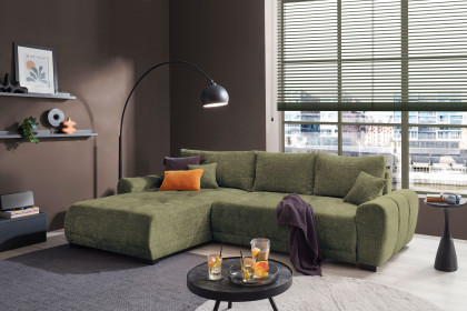 Bellingen von ED-Lifestyle - Ecksofa links winter moss