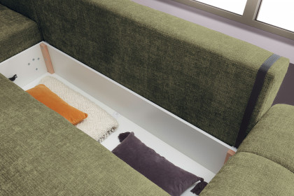 Bellingen von ED-Lifestyle - Ecksofa links winter moss