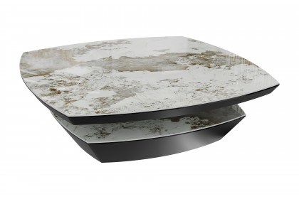 Dolmen von Akante - Couchtisch Keramik Marmoroptik Calcatta