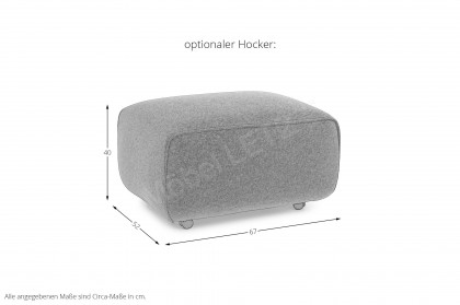 Melloo von Pode - Ecksofa Ausführung links allure