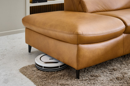 HU-SF25072 von Hukla - Ledergarnitur links kurkuma