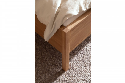 Arola von Schöner Wohnen - Ehebett Eiche mit Polsterkopfteil