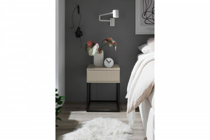Marle von POL Power - Nachtkonsole kaschmir mit 1 Schublade