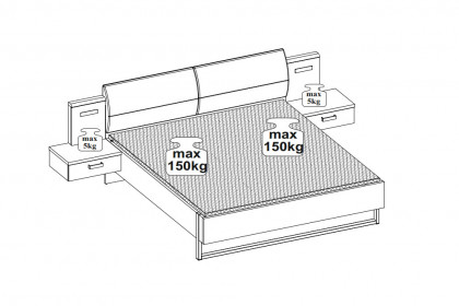 Raven von SchlafKONTOR - Schlafzimmer-Einrichtung Eiche - graphit
