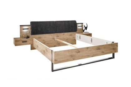 Raven von SchlafKONTOR - Schlafzimmer-Einrichtung Eiche - graphit