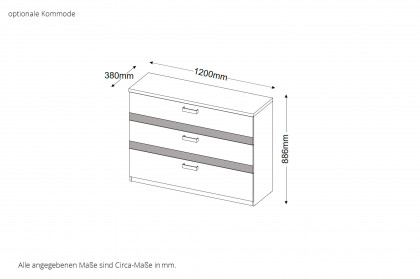Raven von SchlafKONTOR - Schlafzimmer-Einrichtung Eiche - graphit