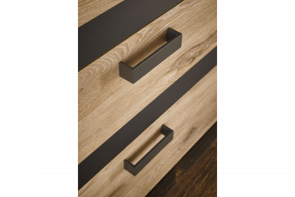 Raven von SchlafKONTOR - Schlafzimmer-Einrichtung Eiche - graphit