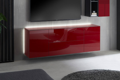 Colors von Mäusbacher - Lowboard 211 Glas bordeauxrot