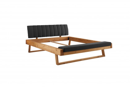 Sarja von SchlafKONTOR trendline - Doppelbett massiv mit Stauraum-Bettbank